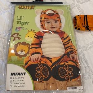 Spirit “lil tiger” costume 0-6 months , worn once